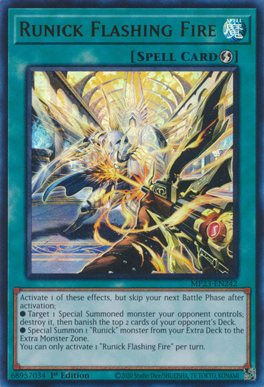 Runick Flashing Fire [MP23-EN242] Ultra Rare 
