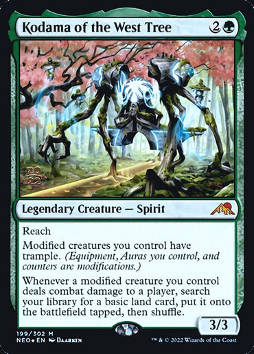 Kodama of the West Tree [Kamigawa: Neon Dynasty Prerelease Promos] 