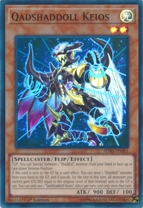 Qadshaddoll Keios [SDSH-EN001] Super Rare 