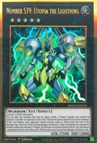 Number S39: Utopia the Lightning [MAGO-EN034] Gold Rare 
