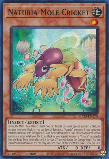 Naturia Mole Cricket [MP23-EN170] Super Rare 