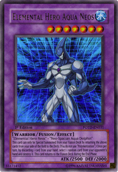 Elemental Hero Aqua Neos [POTD-EN031] Ultra Rare 