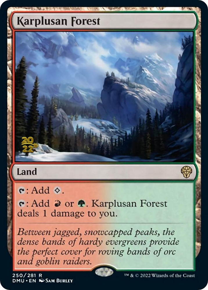 Karplusan Forest [Dominaria United Prerelease Promos] 