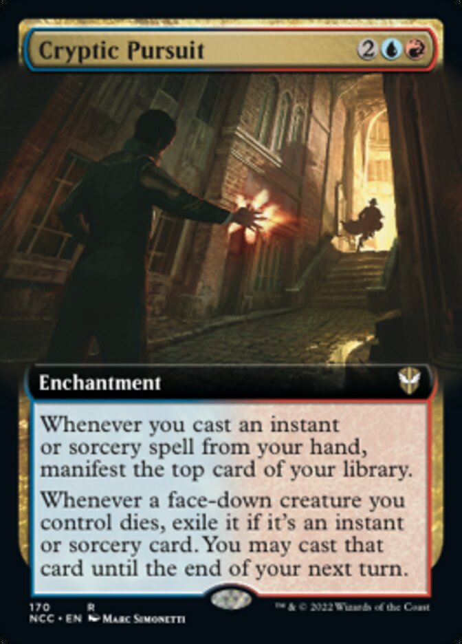 Cryptic Pursuit (Extended Art) [Streets of New Capenna Commander] 