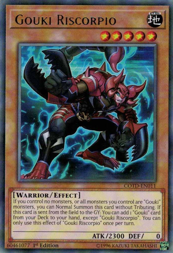 Gouki Riscorpio [COTD-EN011] Rare 