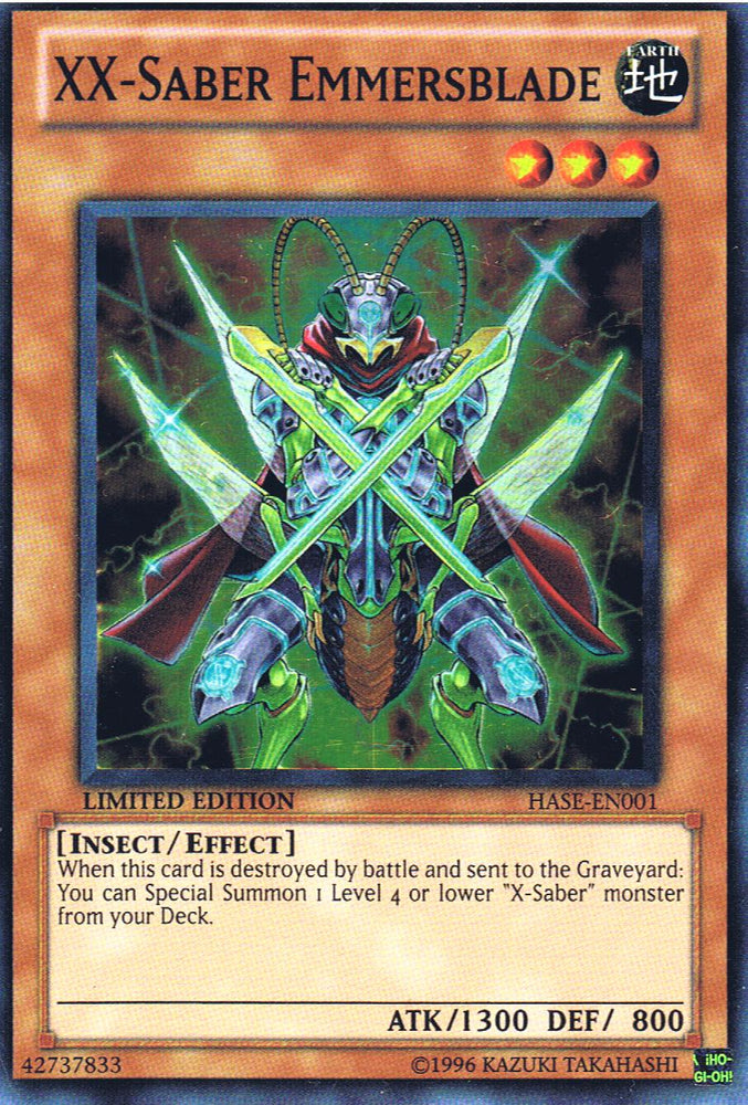 XX-Saber Emmersblade [HASE-EN001] Super Rare 