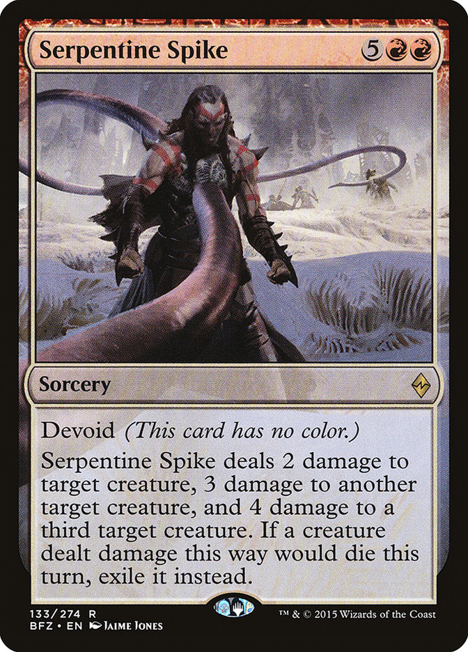 Serpentine Spike [Battle for Zendikar] 