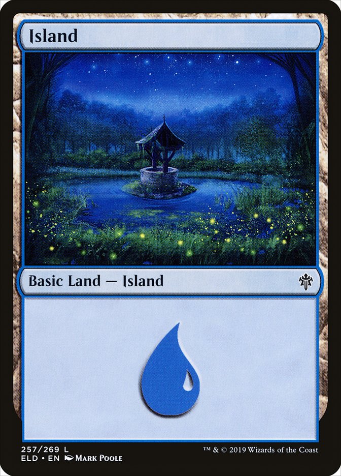 Island (257) [Throne of Eldraine] 