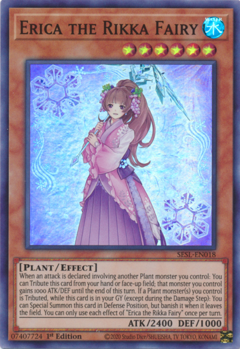 Erica the Rikka Fairy [SESL-EN018] Super Rare 