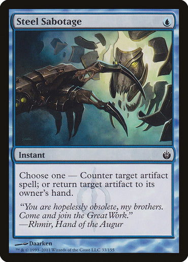 Steel Sabotage [Mirrodin Besieged] 