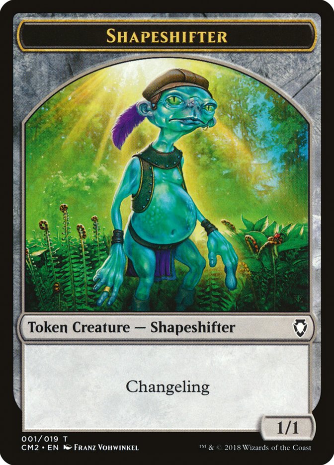 Shapeshifter Token [Commander Anthology Volume II Tokens] 