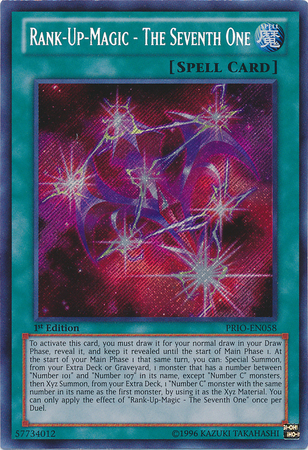 Rank-Up-Magic - The Seventh One [PRIO-EN058] Secret Rare 