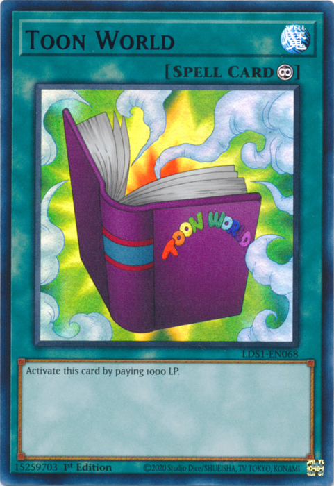 Toon World (Green) [LDS1-EN068] Ultra Rare 