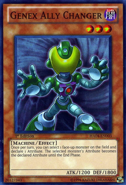 Genex Ally Changer [HA04-EN003] Super Rare 