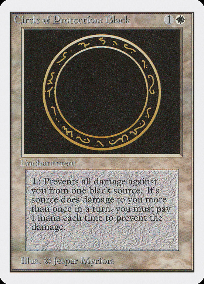 Circle of Protection: Black [Unlimited Edition] 