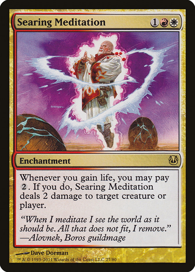 Searing Meditation [Duel Decks: Ajani vs. Nicol Bolas] 