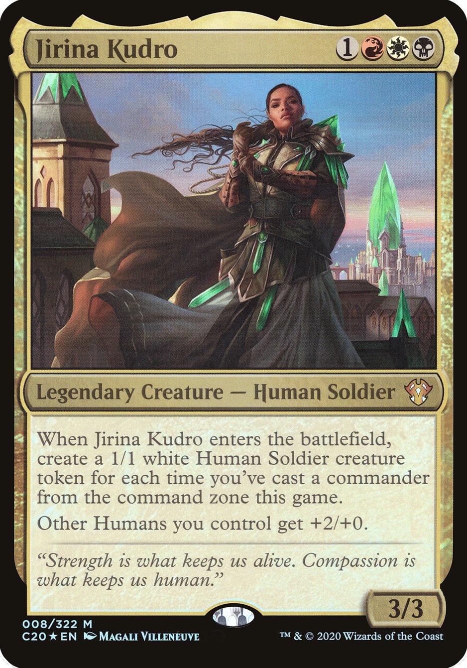 Jirina Kudro (Oversized) [Commander 2020 Oversized] 