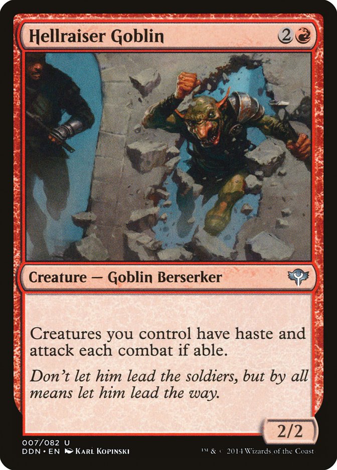 Hellraiser Goblin [Duel Decks: Speed vs. Cunning]