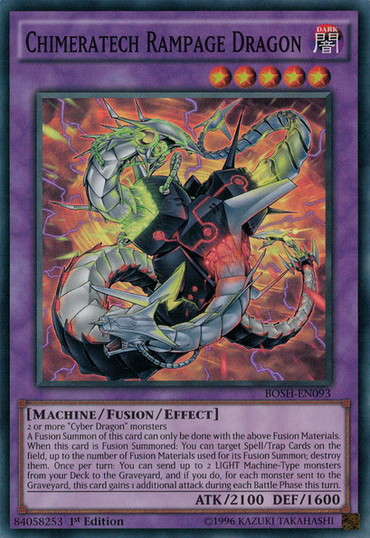 Chimeratech Rampage Dragon [BOSH-EN093] Super Rare 