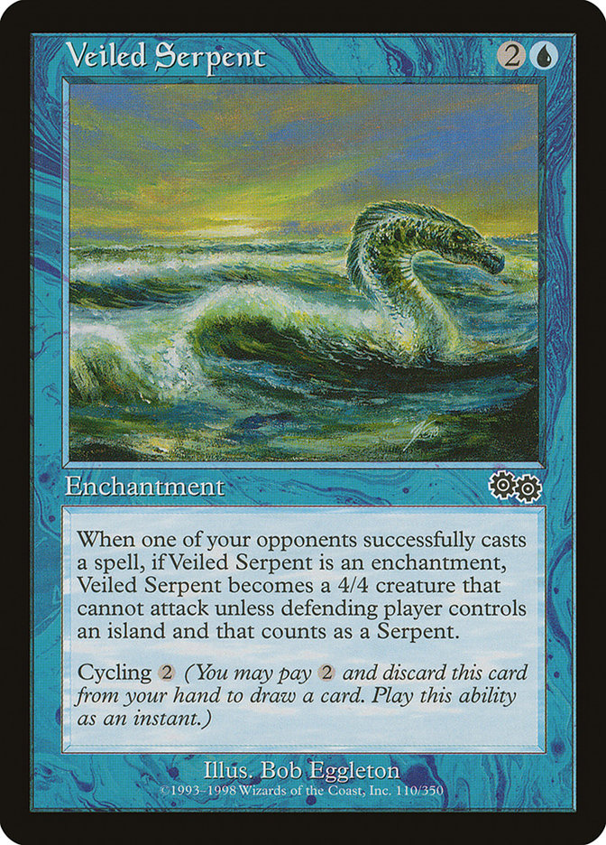 Veiled Serpent [Urza's Saga] 