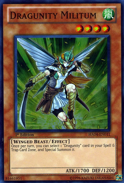 Dragunity Militum [HA04-EN011] Super Rare 