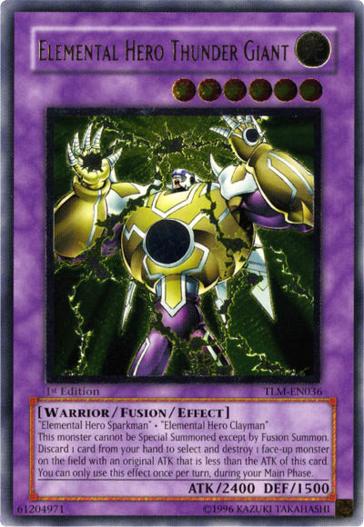 Elemental Hero Thunder Giant [TLM-EN036] Ultimate Rare 