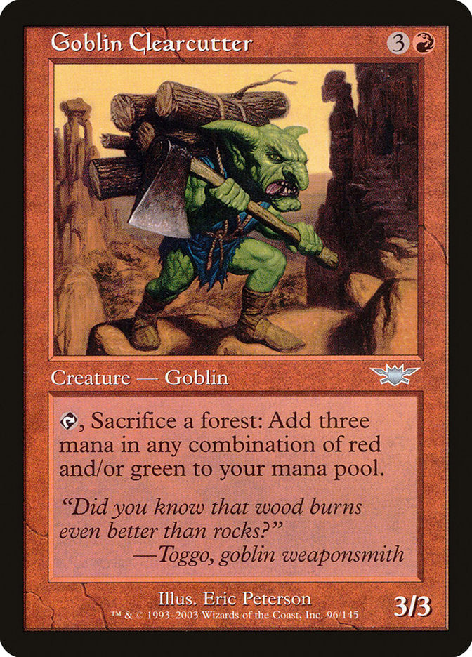 Goblin Clearcutter [Legions] 