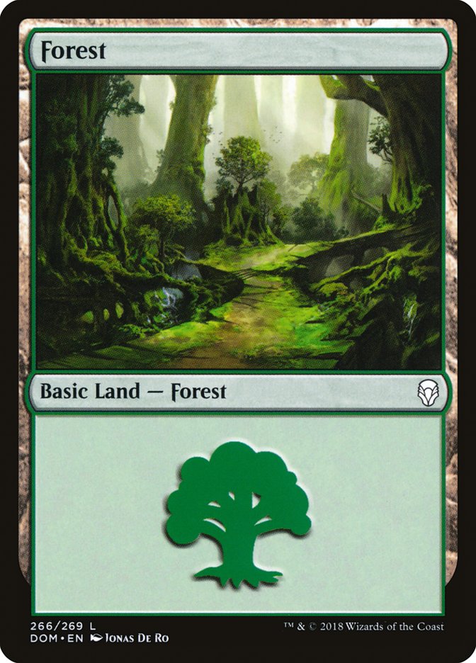 Forest (266) [Dominaria] 