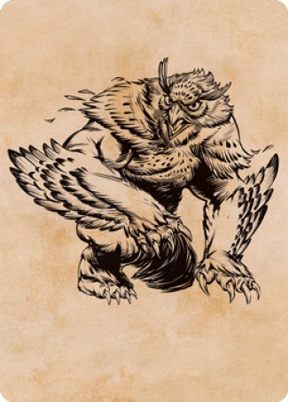 Owlbear (Showcase) Art Card [Dungeons & Dragons: Adventures in the Forgotten Realms Art Series] 