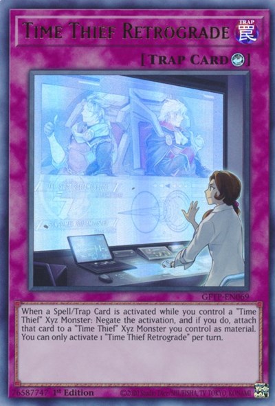 Time Thief Retrograde [GFTP-EN069] Ultra Rare 