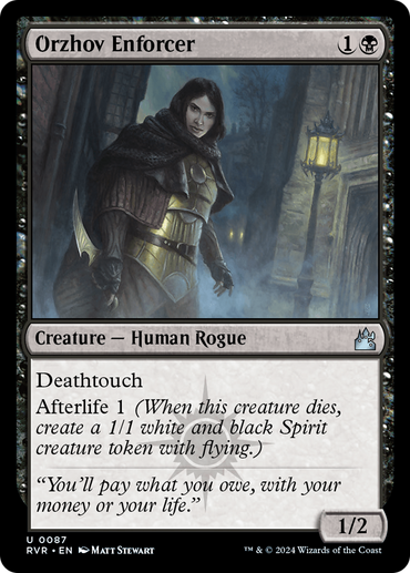 Orzhov Enforcer [Ravnica Remastered] 