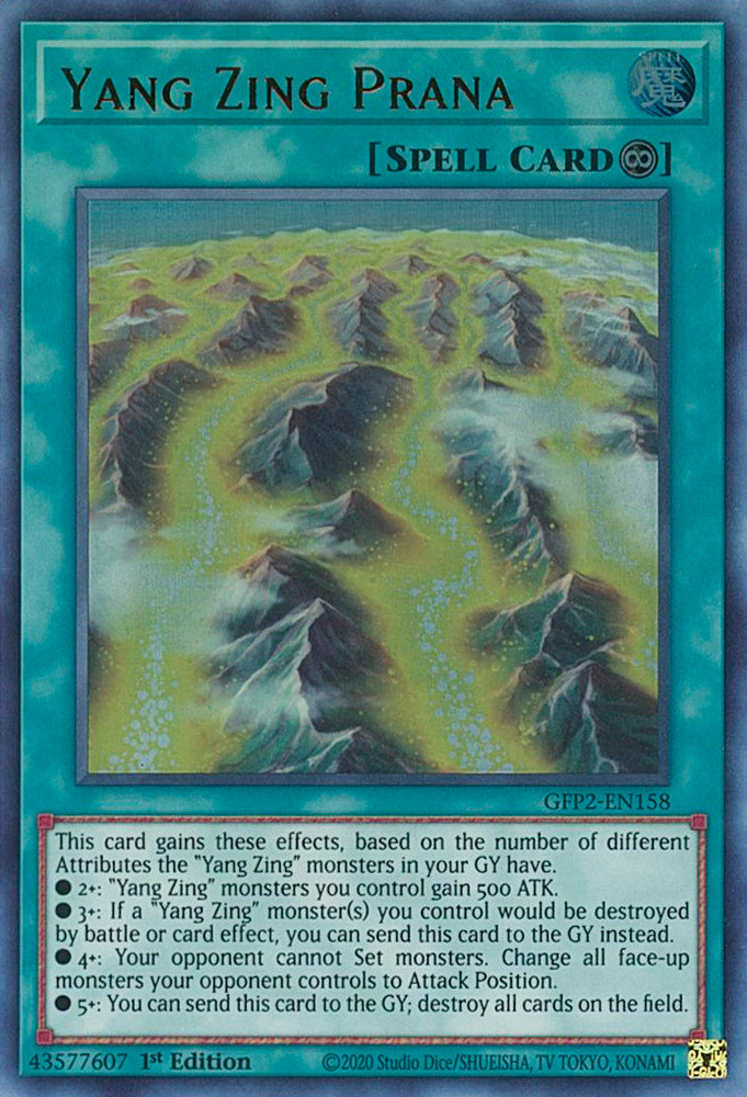 Yang Zing Prana [GFP2-EN158] Ultra Rare 