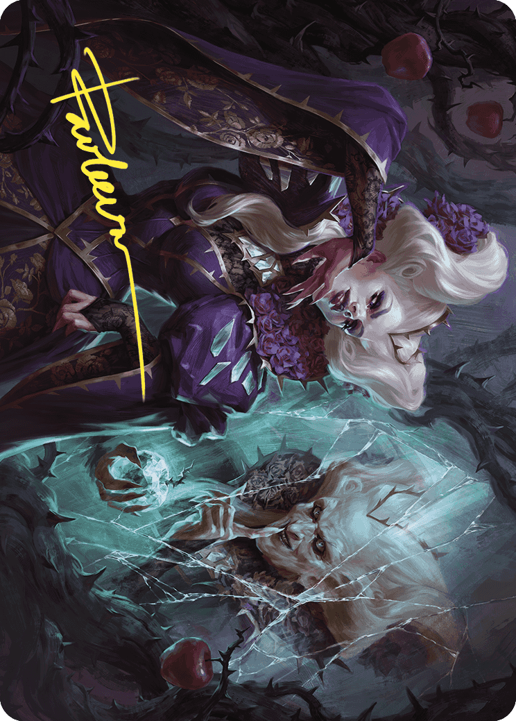 Conceited Witch Art Card (Gold-Stamped Signature) [Wilds of Eldraine Art Series] 