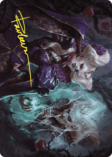 Conceited Witch Art Card (Gold-Stamped Signature) [Wilds of Eldraine Art Series] 