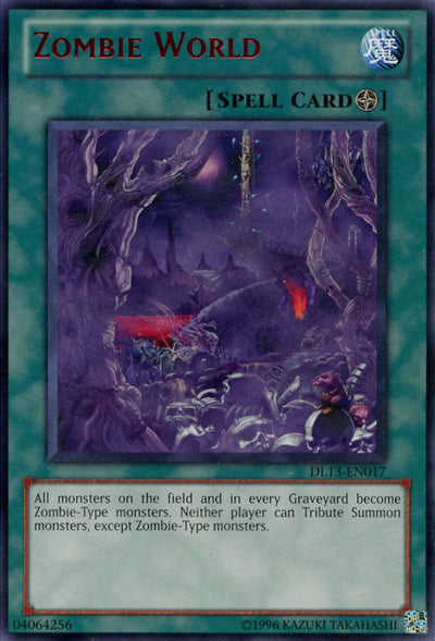 Zombie World (Red) [DL13-EN017] Rare 