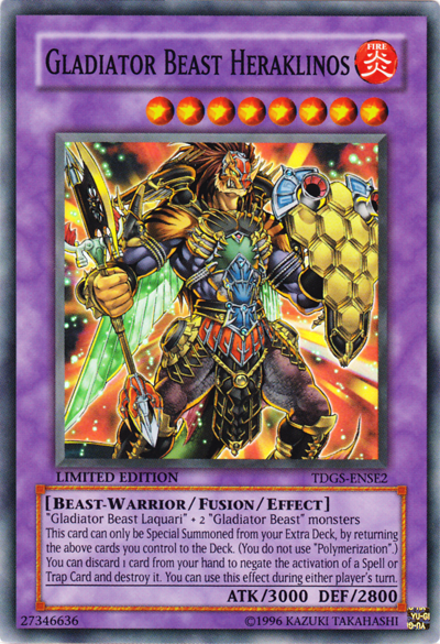 Gladiator Beast Heraklinos [TDGS-ENSE2] Super Rare 