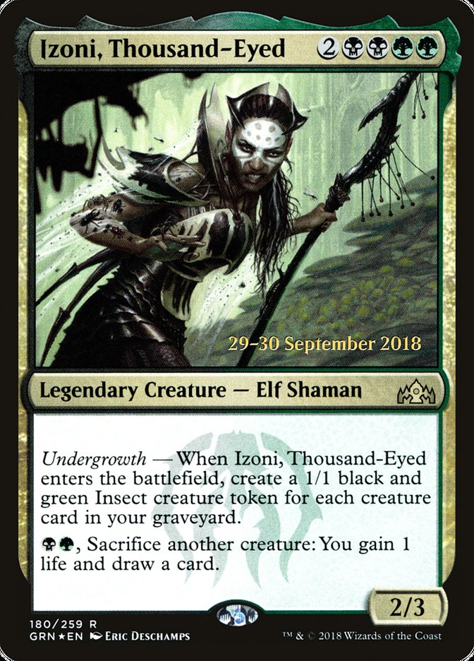 Izoni, Thousand-Eyed [Guilds of Ravnica Prerelease Promos] 