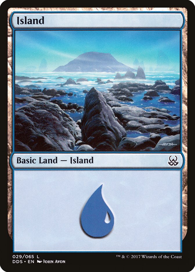 Island (29) [Duel Decks: Mind vs. Might] 