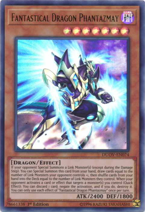 Fantastical Dragon Phantazmay [DUOV-EN074] Ultra Rare 