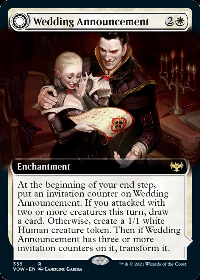 Wedding Announcement // Wedding Festivity (Extended Art) [Innistrad: Crimson Vow] 