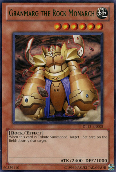 Granmarg the Rock Monarch (Green) [DL13-EN008] Rare 