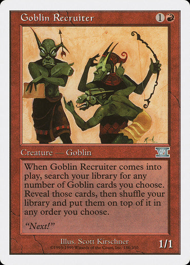 Goblin Recruiter [Classic Sixth Edition] 