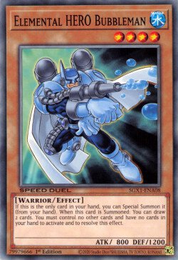 Elemental HERO Bubbleman [SGX1-ENA08] Common 