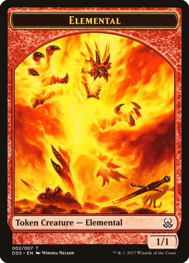 Elemental Token [Duel Decks: Mind vs. Might Tokens] 