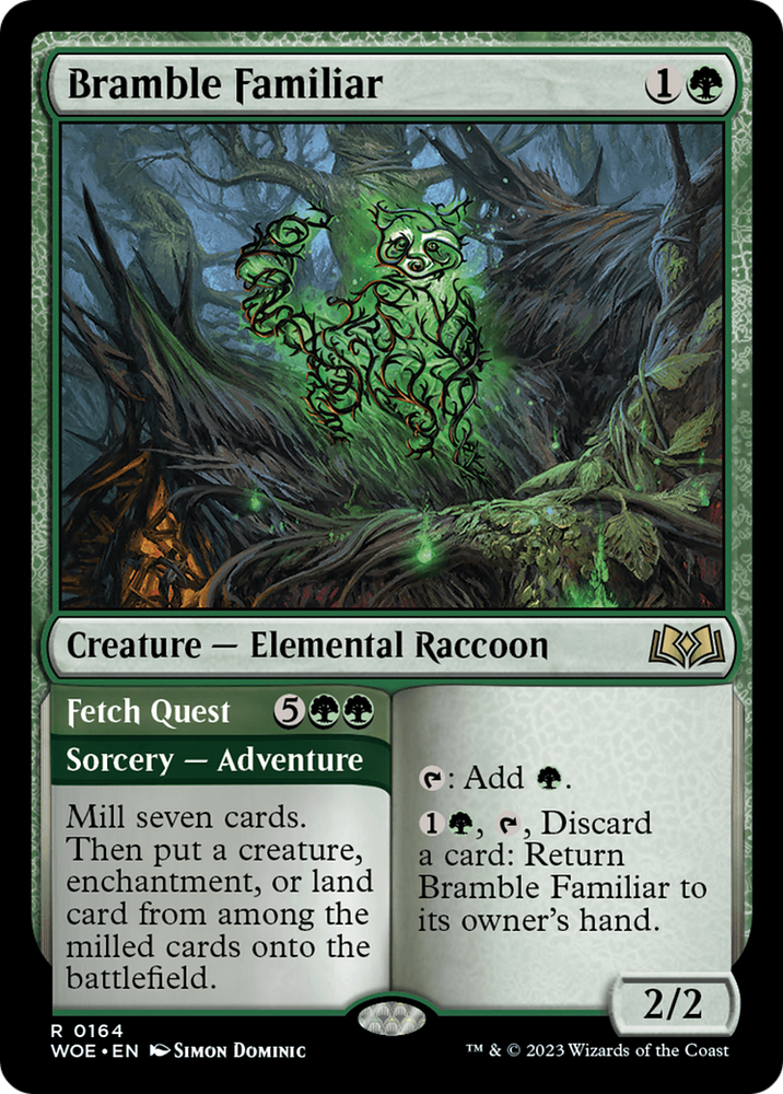 Bramble Familiar // Fetch Quest [Wilds of Eldraine] 