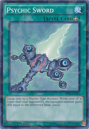 Psychic Sword [BP03-EN163] Shatterfoil Rare 