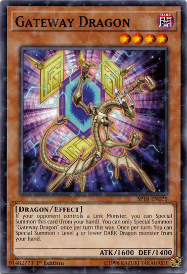 Gateway Dragon [SP18-EN025] Starfoil Rare 
