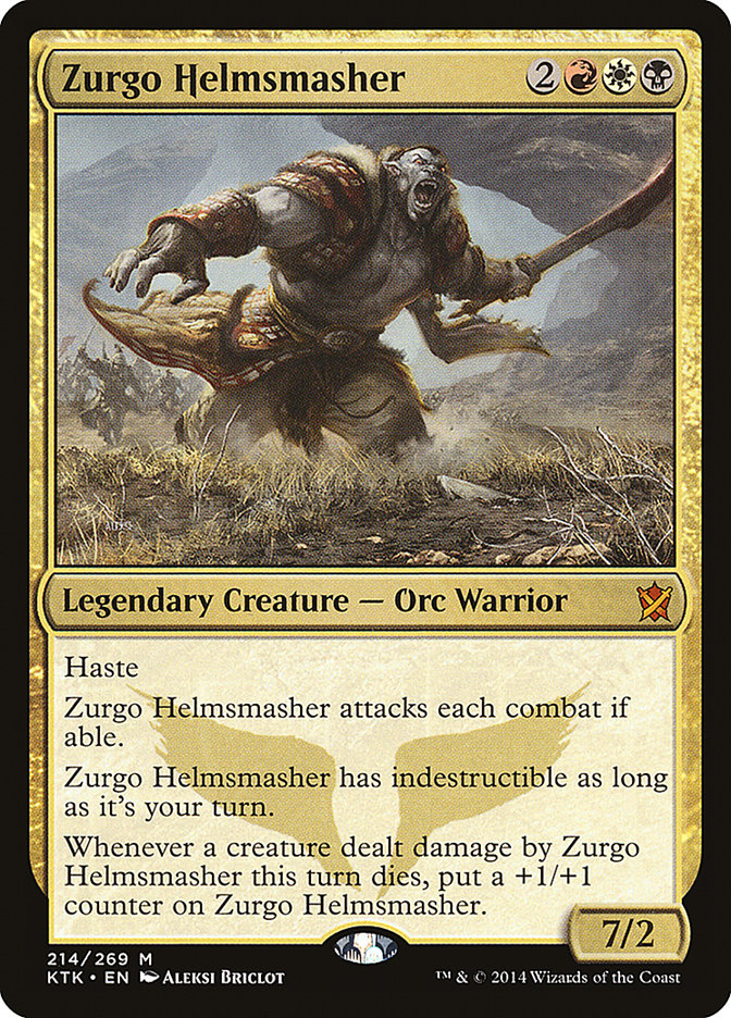 Zurgo Helmsmasher [Khans of Tarkir] 