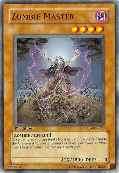Zombie Master [TAEV-EN039] Super Rare 