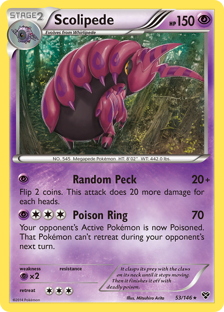 Scolipede (53/146) [XY: Base Set]